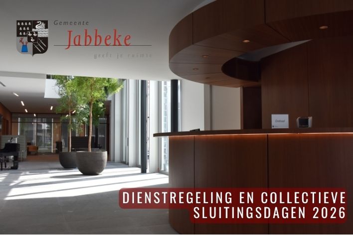 DIENSTREGELING EN COLLECTIEVE SLUITINGSDAGEN 2025