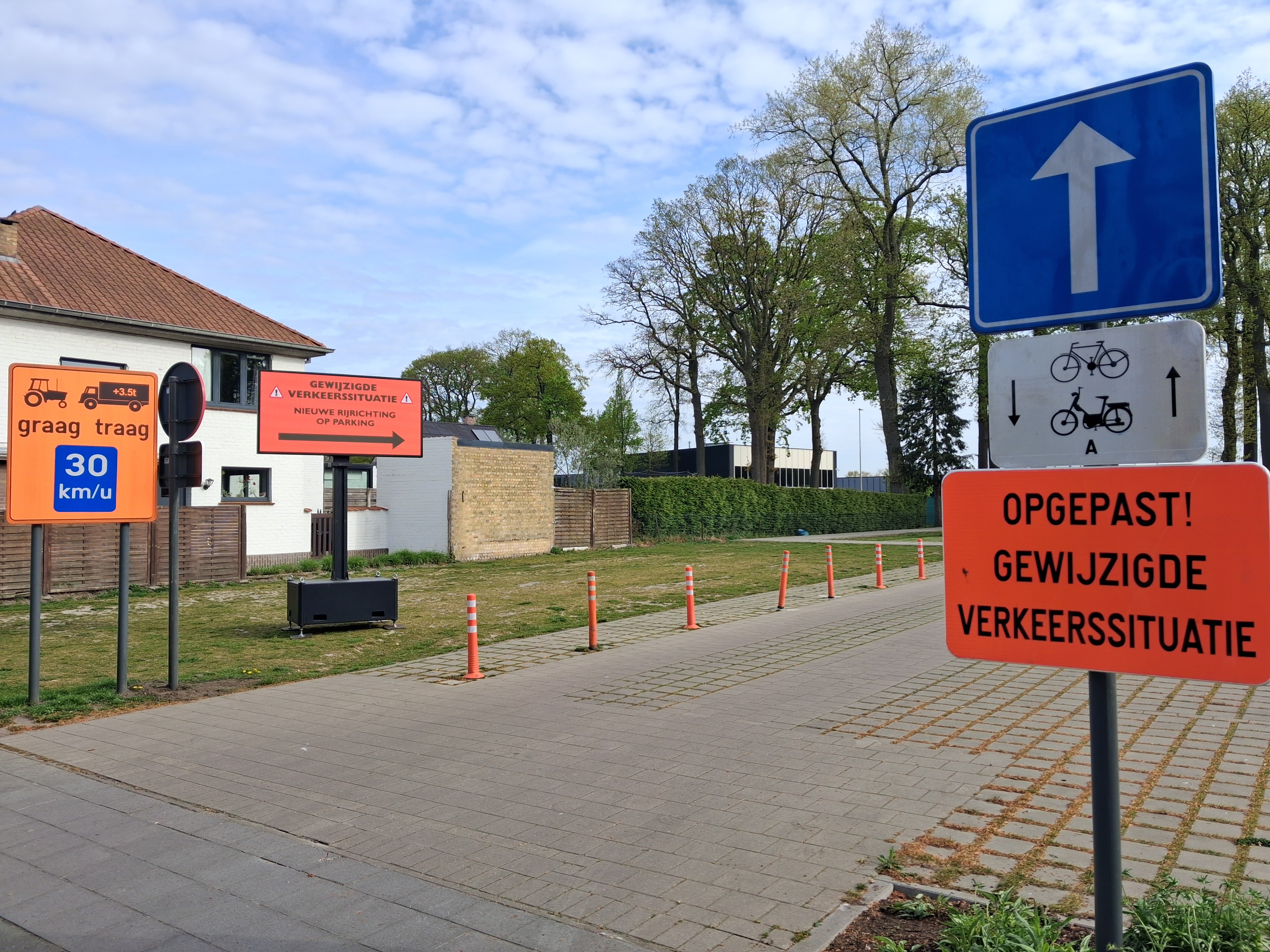 GEWIJZIGDE CIRCULATIE - PARKING WESTERNIEUWWEG